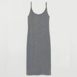 H&M Ribbed Midi bodycon dress